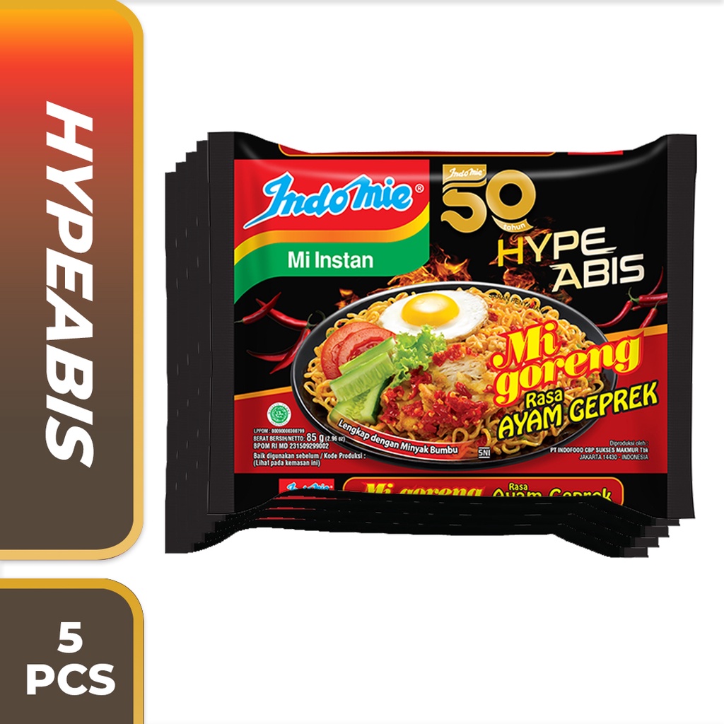 

5 Pcs - Indomie HypeAbis Ayam Geprek