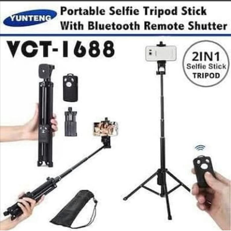 tongsis tripod yunteng vct-1688