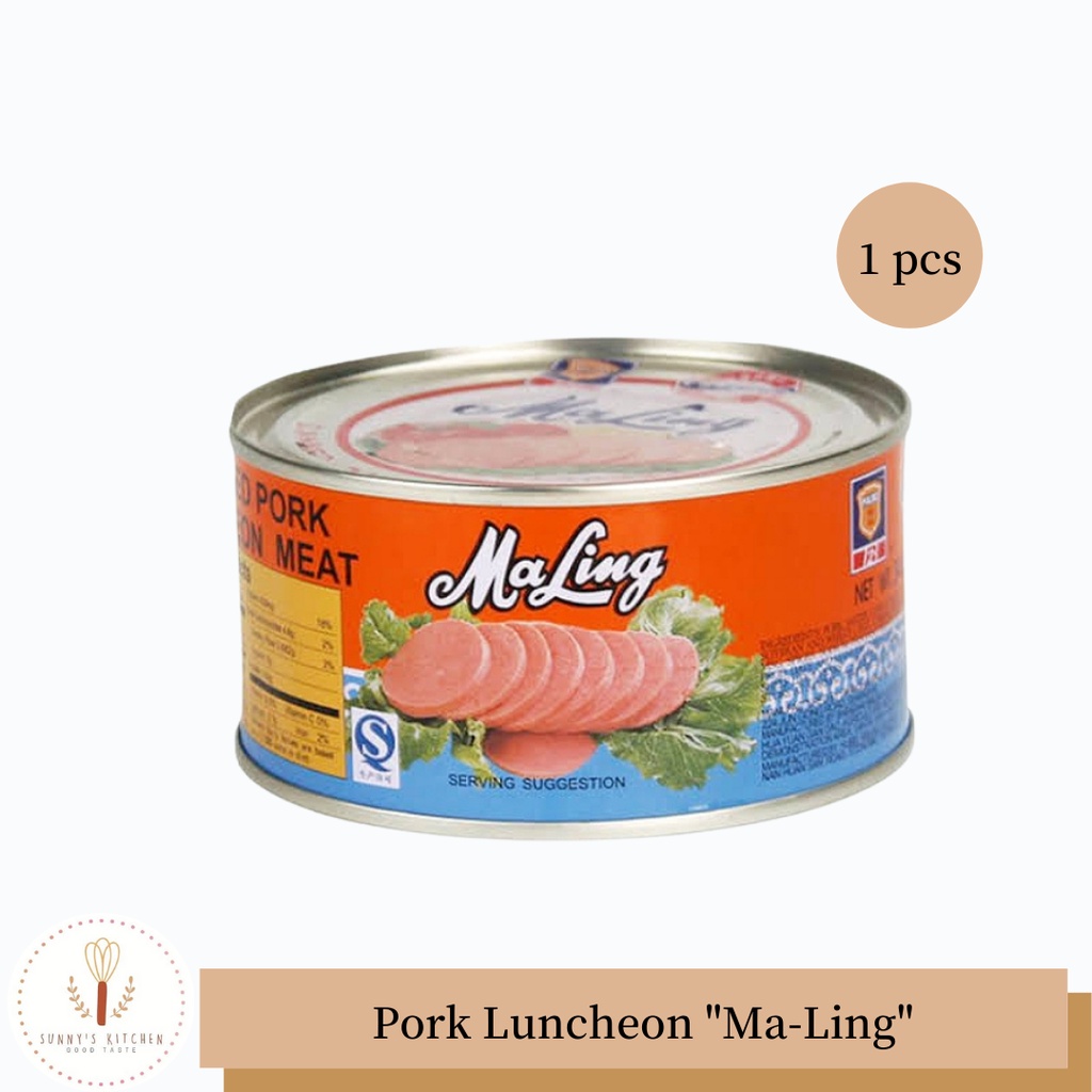 

Ma Ling TTS / Canned Pork Luncheon Meat / Daging Ham Babi