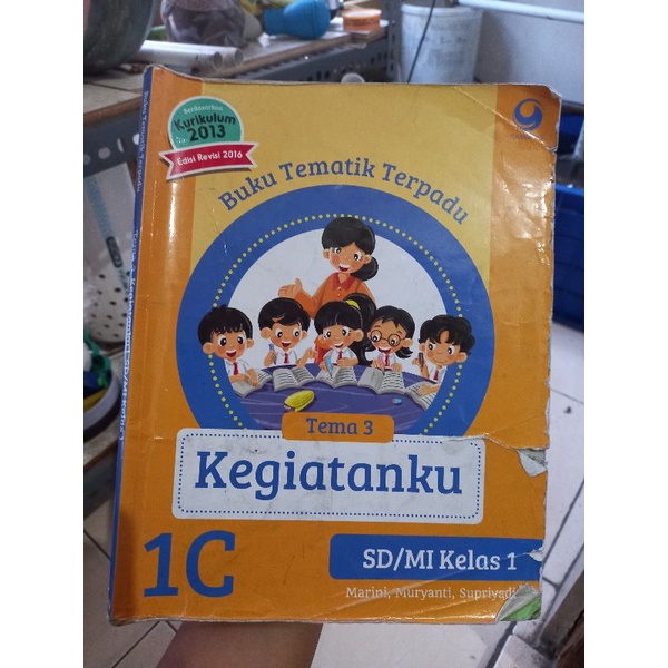 Jual Buku Pelajaran Tematik Terpadu Tema Kegiatanku C Kelas Sd Mi