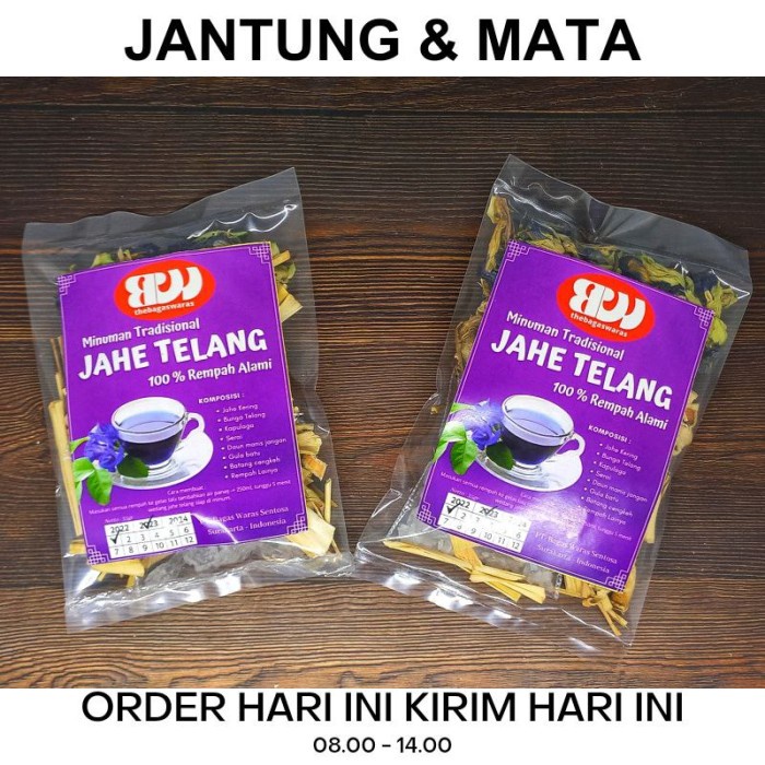 

WEDANG JAHE WEDANG TELANG KOMPLIT GULA BATU - BAGASWARAS (BERKUALITAS)
