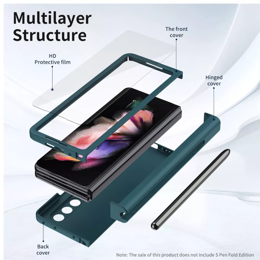 Samsung Galaxy Z Fold 4 With Universal Pen Stylus Full Protect Hinge