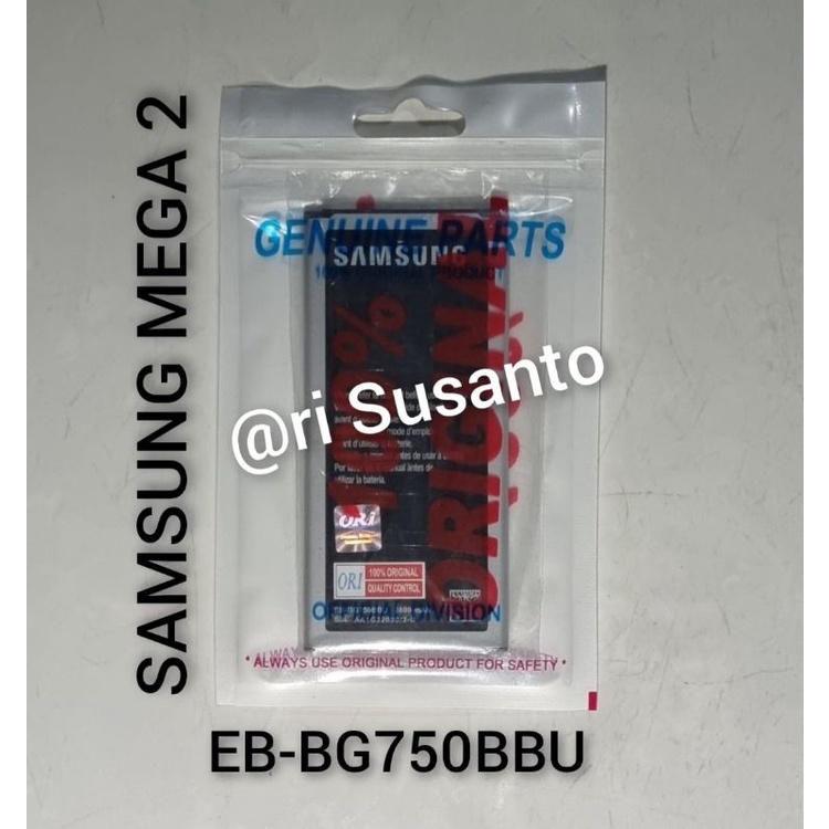 Baterai Samsung Galaxy Mega 2 G750H EB-BG750BBU Asli (Original 100%)