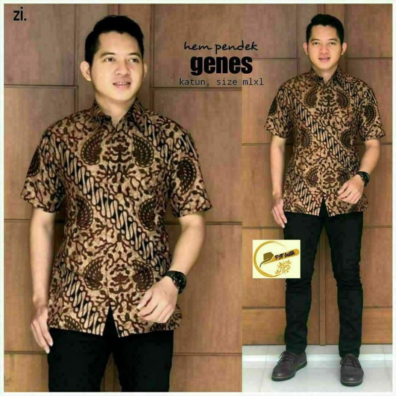 COD BAJU BATIK PRIA ORGINAL | BAJU BATIK PRIA Gus Azmi Syubbanul Muslimin Batik Katun Halus Hadroh