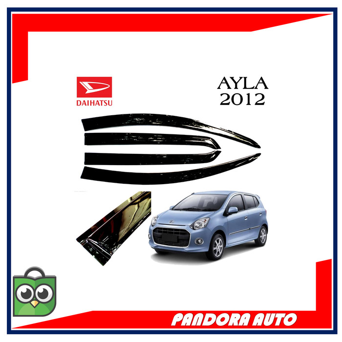 TALANG AIR MOBIL DAIHATSU AYLA MODEL SLIM AKRILIK HITAM