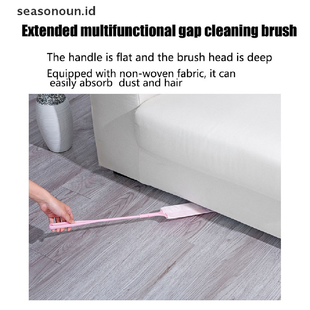 【seasonoun】 Practical Lengthen Gap Dust Duster Bathroom Cleaning Bar Supplies Soft Non-woven .