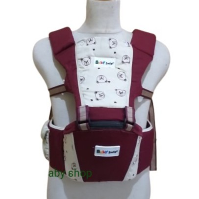 BABY SMILE Gendongan Hipseat Motif