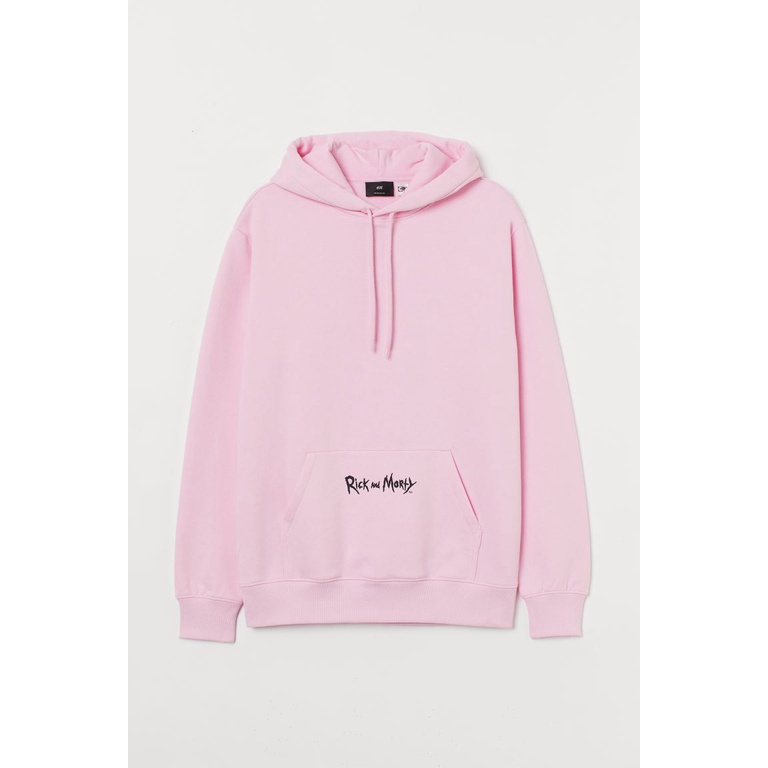 HOODIE HNM RICK AND MORTY PINK