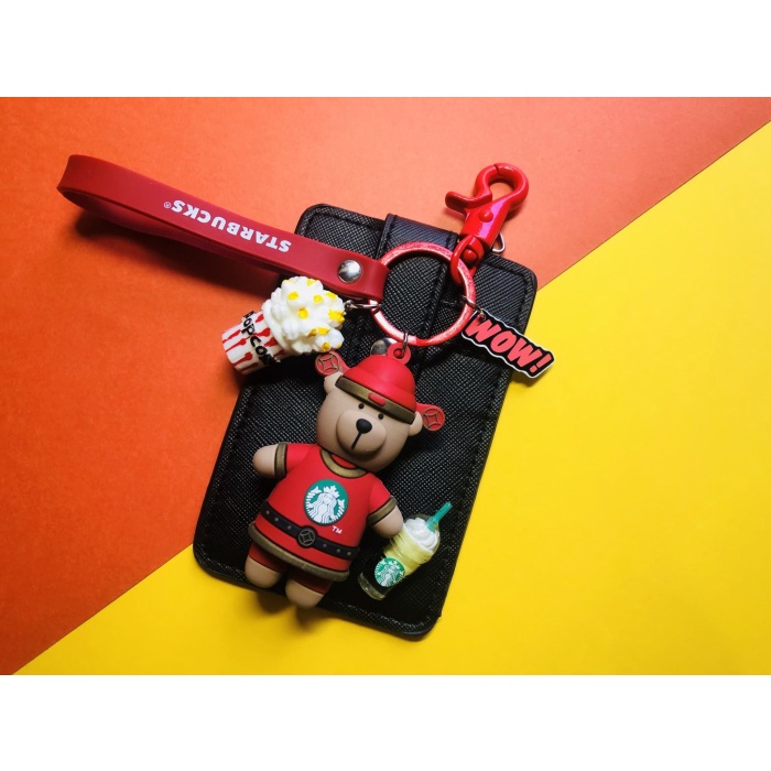

Buruan Card Holder Merry Christmas Cute Starbucks Kartu Akses Bus E-Toll Id Hemat