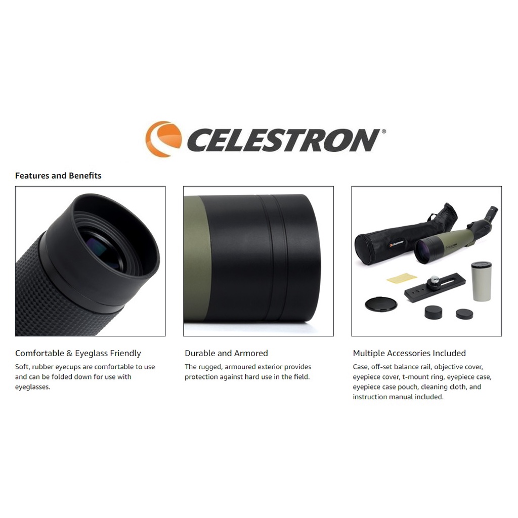 CELESTRON Ultima 100 - 100mm Spotting Scope - Teleskop Pengamatan