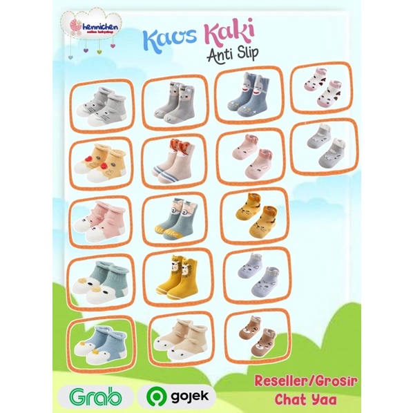 KAOS KAKI BAYI KARAKTER KOREA KAOS KAKI BAYI KAOS KAKI ANAK KARTUN ROBIBABI MOTIF LUCU ANTI SLIP