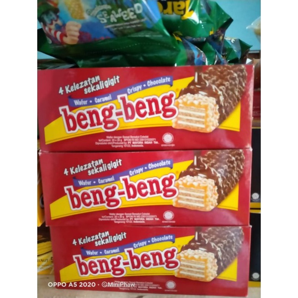 

Beng-Beng Wafer Caramel Crispy Chocolate 20gr 1box isi20pcs