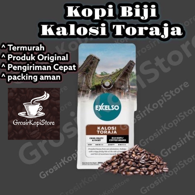

PROMO Kopi Biji Excelso Kalosi Toraja 200G
