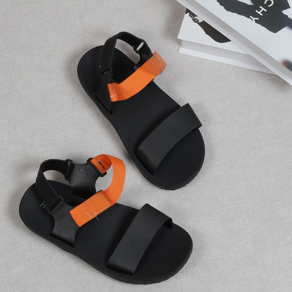 Sandal Gunung Wanita Velcro Orange