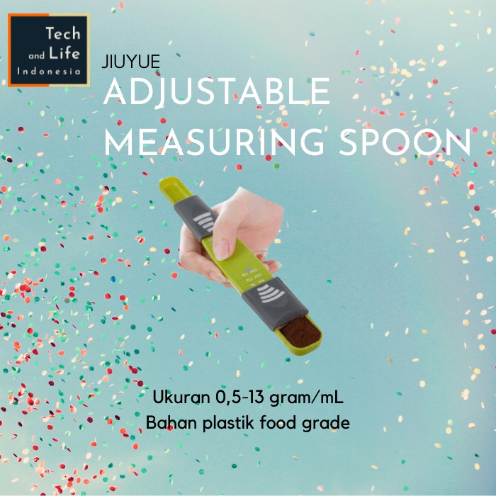 Jiuyue Sendok Takar Adjustable Measuring Spoon