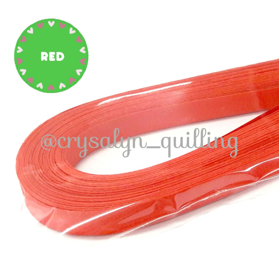 

Kertas Quilling Satuan #Red