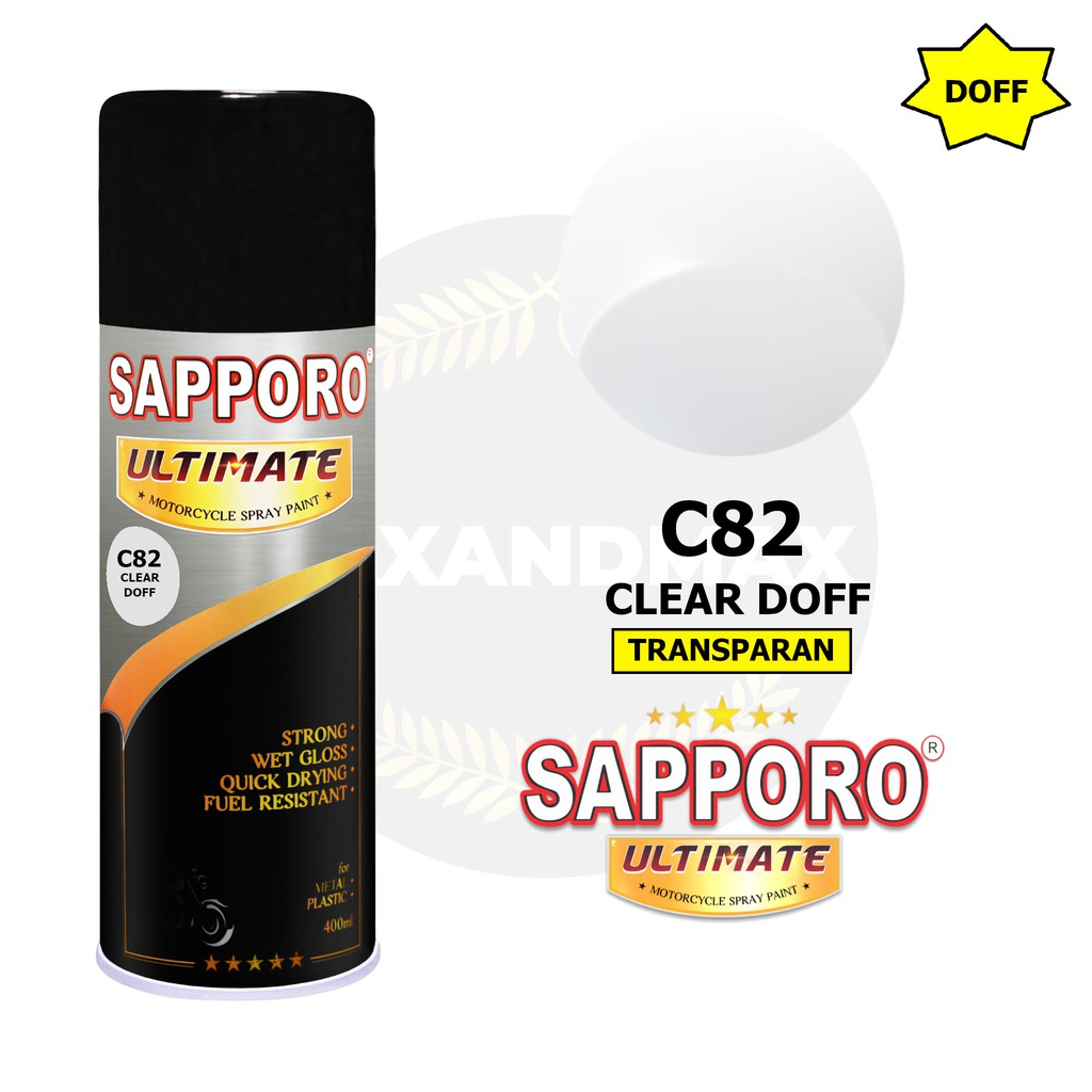 SAPPORO ULTIMATE Clear Doff C82 400 ml