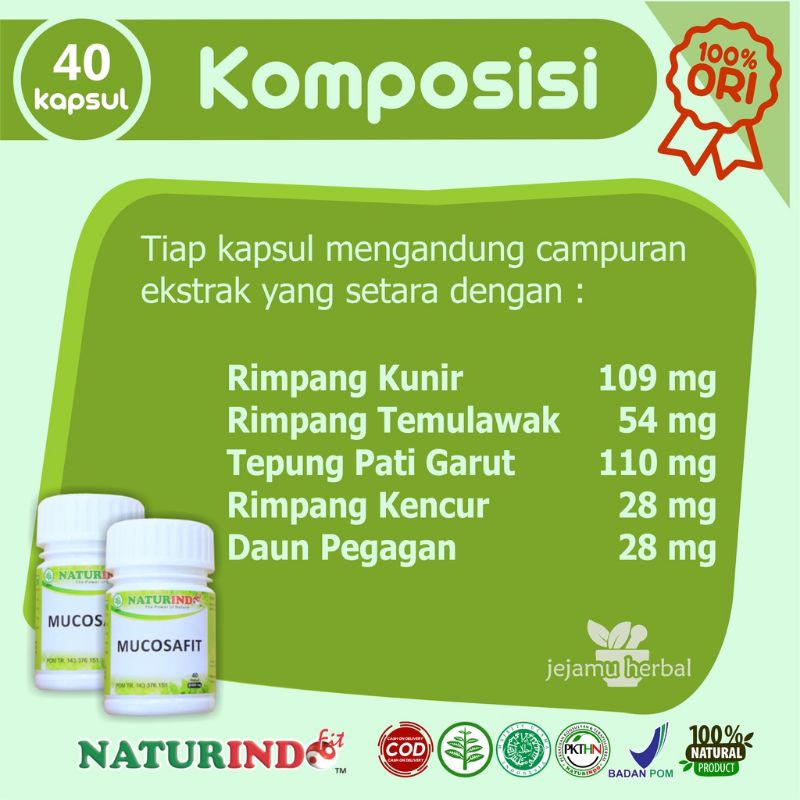 Obat Asam Lambung Maag Magh Mah Gerd Kronis Tungkak Lambung Mual Sakit Perut Pencernaan Ampuh Herbal Peresepan Mucosafit Hepatifit-4