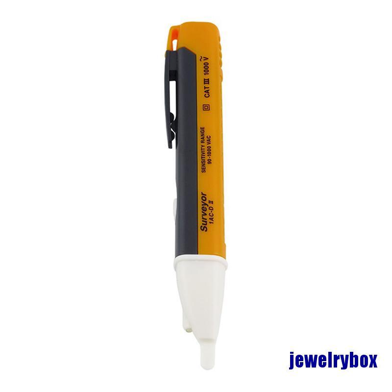 (Jewelrybox) Pen Detektor Sensor Tegangan Listrik Ac 90-1000v Non-Kontak