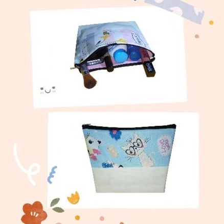 Pouch kosmetik Pouch make up Tas kosmetik