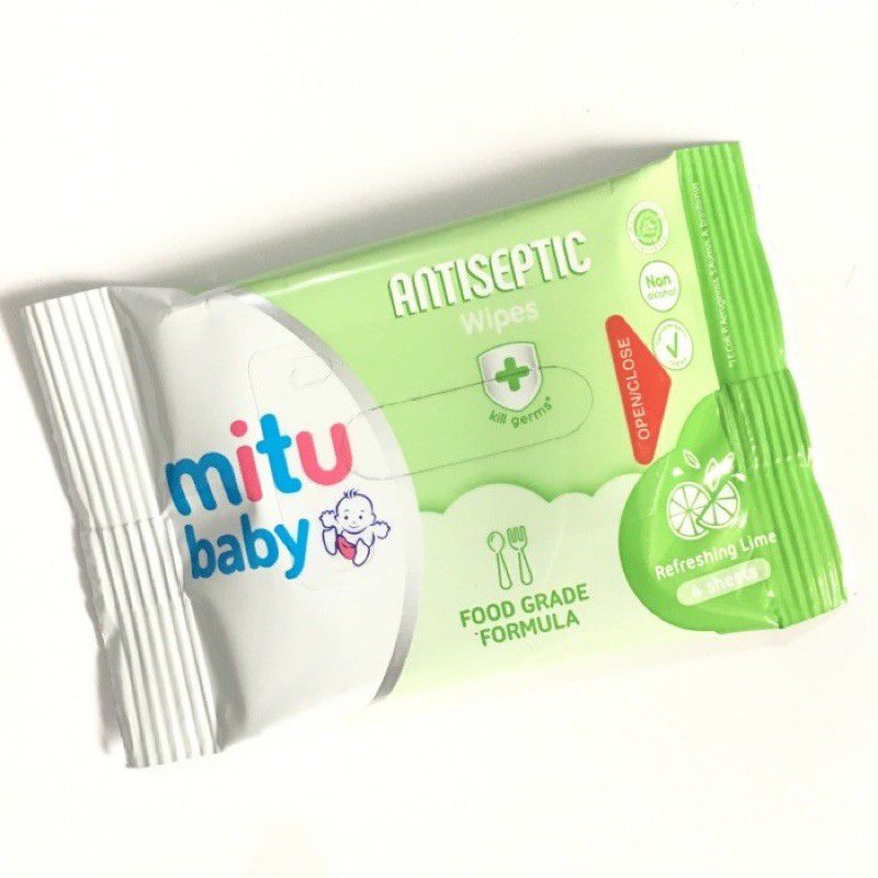 Tisu Basah MITU Baby Antiseptic Wipes 4 Sheets