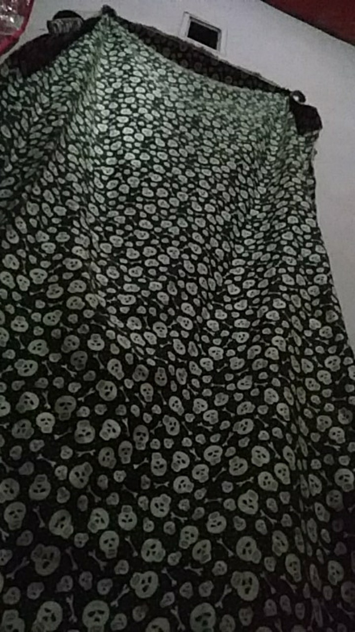 New Ready Gamis List Batik Songket Palembang Maron