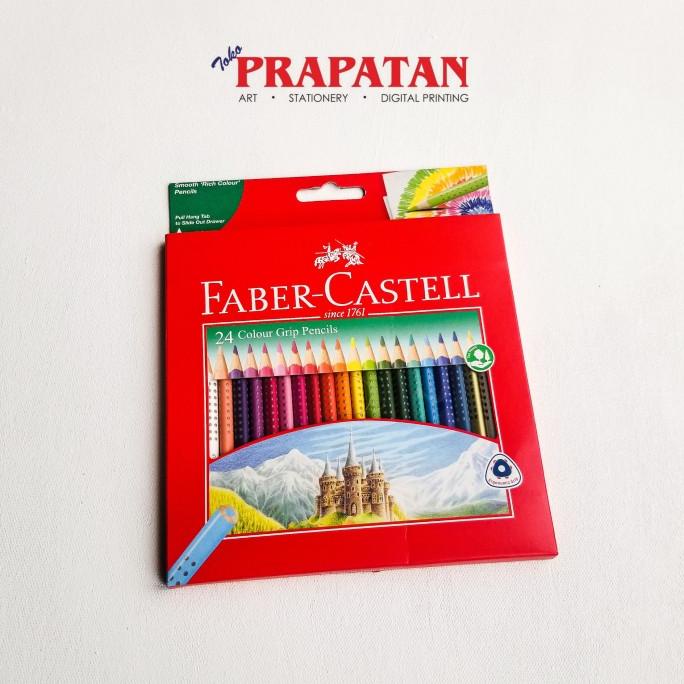 

FABER CASTELL CLASSIC COLOR GRIP PENCILS 24 WARNA 116253/ PENSIL WARNA