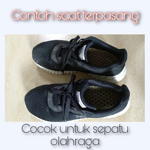 Sol Sepatu Olahraga Insole Alas Kaki Sport Shoes Tidak Bau Nyaman Lembut
