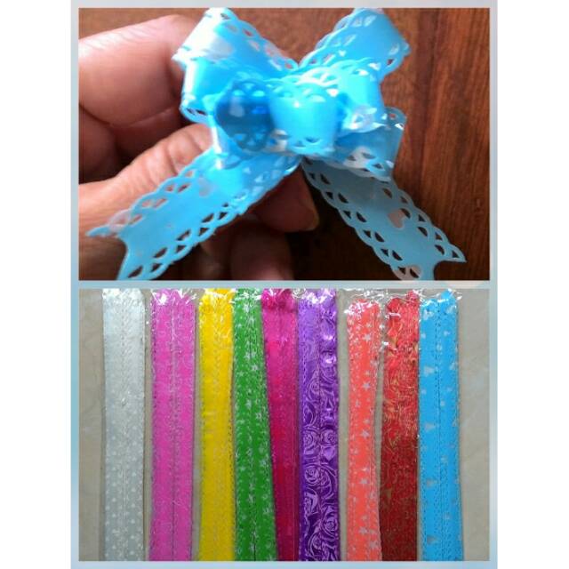 Pita tarik renda kecil isi 10 pcs