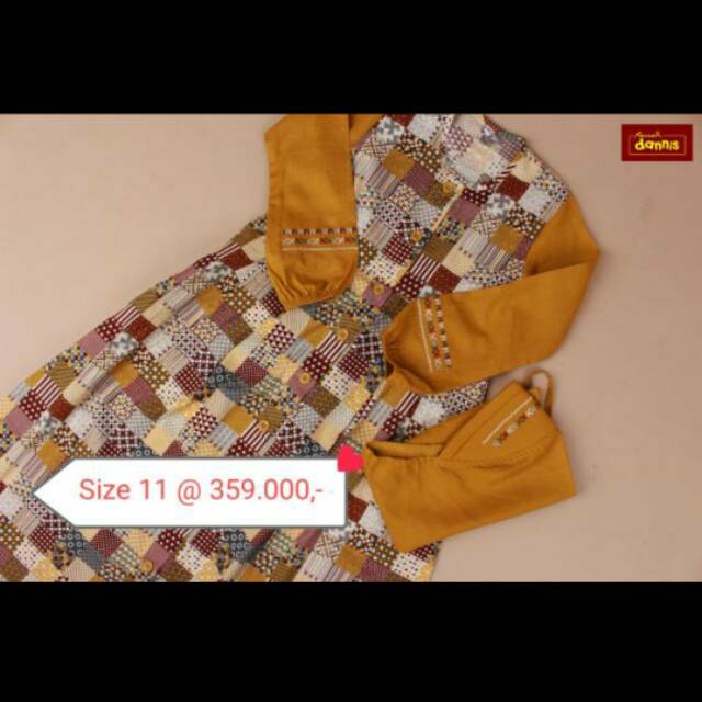Gamis/abaya dannis anak