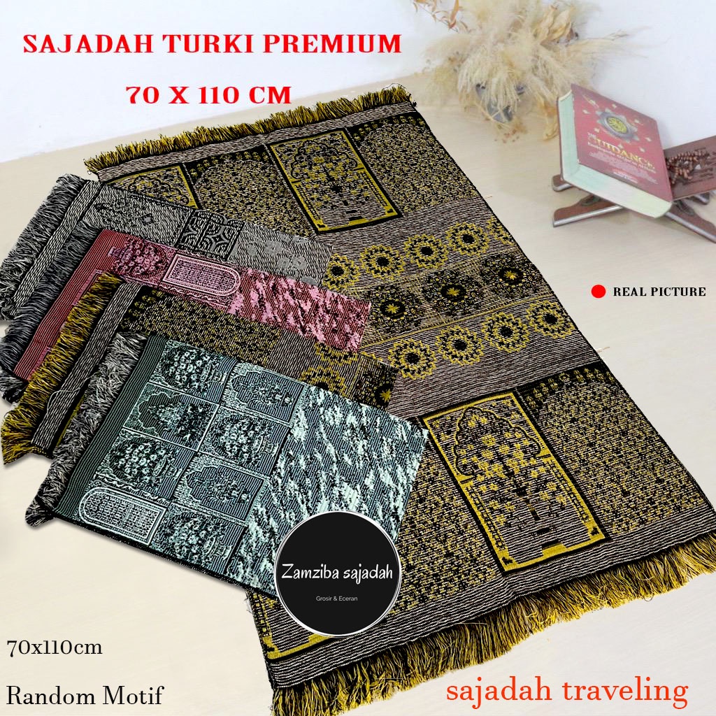 Sajadah Turki Traveling - Sajadah Dewasa - Sajadah Impor - Sajadah Polos - Sajadah Murah - Sejadah Perlengkapan Sholat6