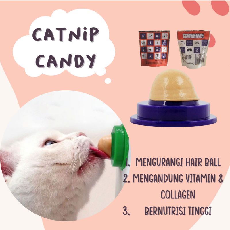 Permen Camilan Untuk Kucing/Catnip Ball/Catnip Candy