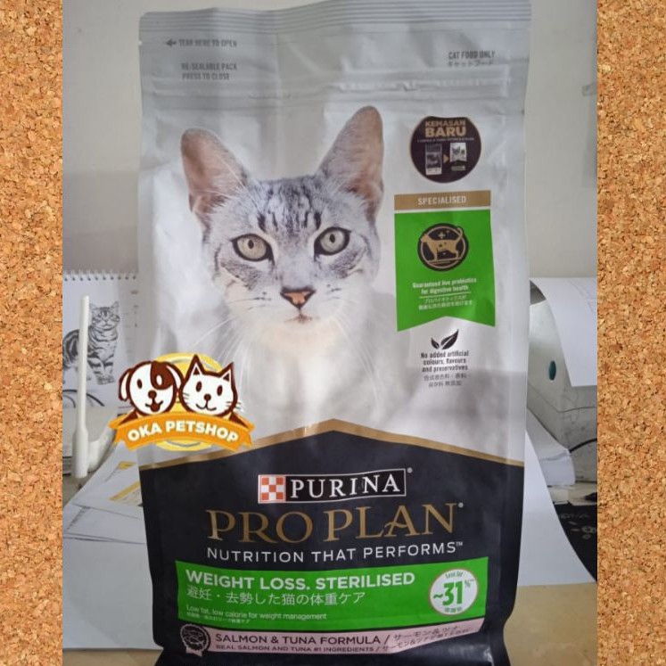 Proplan Cat Weight Loss Sterilised 3kg Freshpack / Proplan New Packaging / Proplan Sterilised