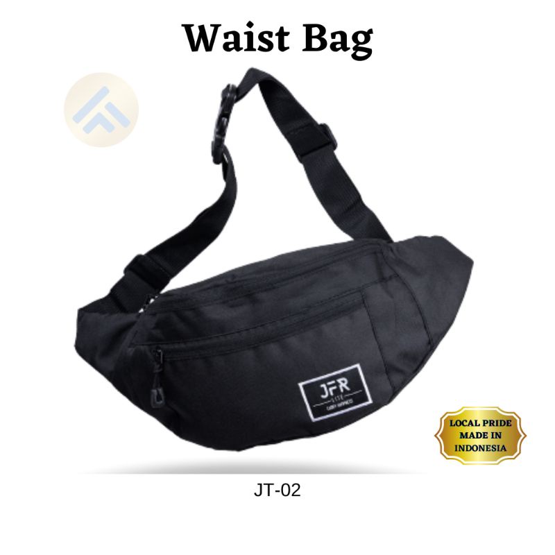 JFR Tas Pinggang Waist Bag Original Bahan Polyester JT02