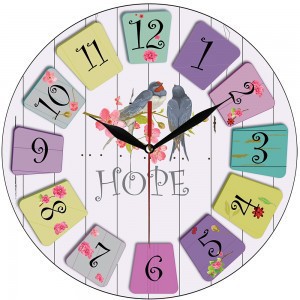 GUNINCO JAM DINDING UNIK VINTAGE 30 cm Klasik Classic Retro Shabby Dinding Wall Clock Bagus Murah-JAM DINDING V2