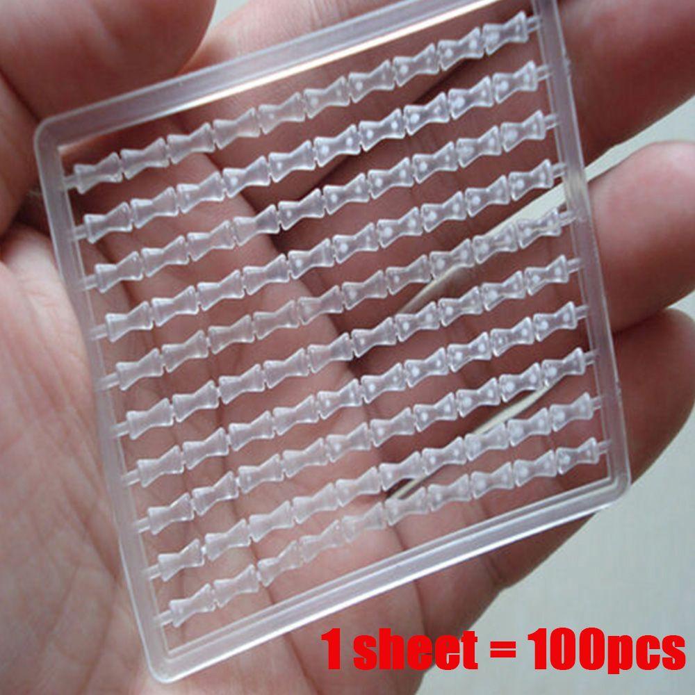 Chookyy 200 /400 /600 /800Pcs/Set Kait Berhenti Manik-Manik Panas Olahraga Luar Ruangan Bening/Hijau/Hitam Rambut Memancing Chod