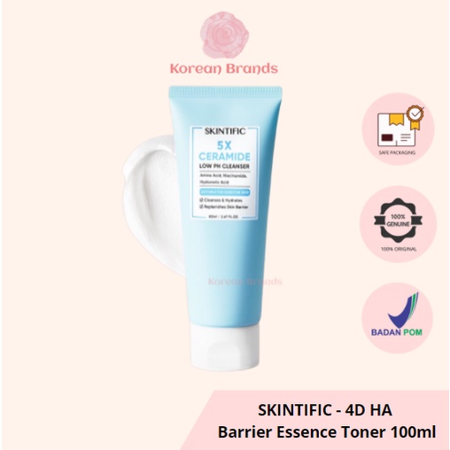 SKINTIFIC - 5X Ceramide Low pH Cleanser Gentle Cleanser For Sensitive Skin 80 ml