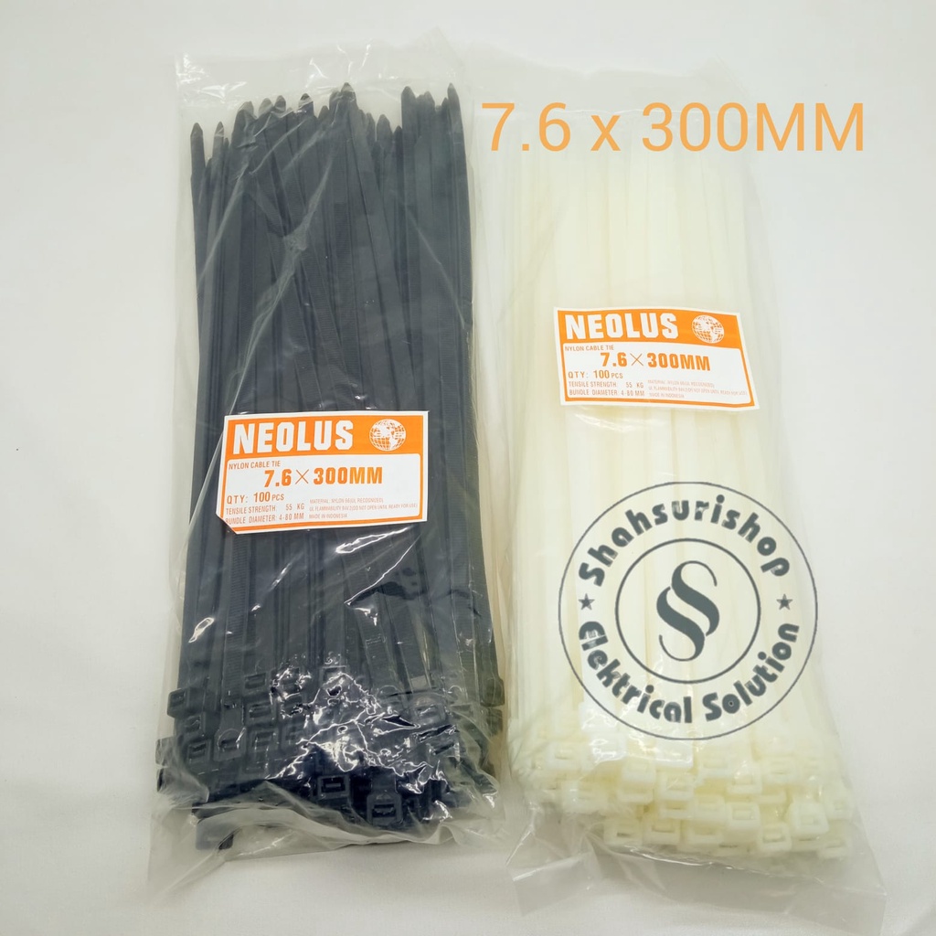 NEOLUS 300MM 7,6 x 300 MM 30 CM ISI 100 PCS KABEL TIES TALI SABUK