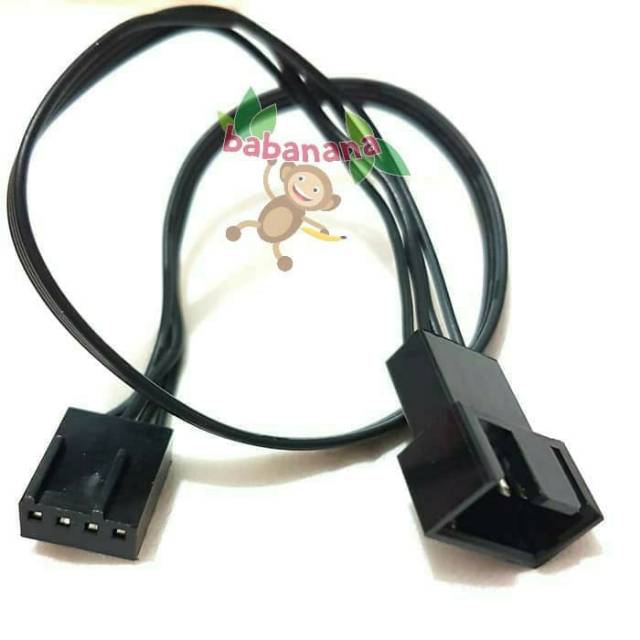 kabel extension pwm 4 pin pwm pc fan cooler casing case cable kipas