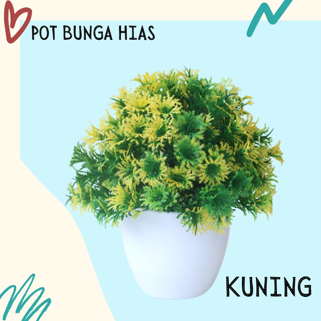 Satu7an PBP25 Tanaman Bunga Plastik Tanaman Hias Bunga Tason Dekorasi Rumah Artificial Flower-4