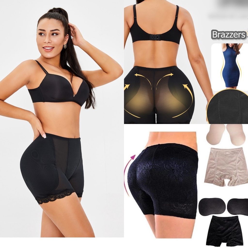 Celana Dalam Korset Busa Pengangkat Pembesar Pembentuk Bokong Bagian Pantat Dan Pinggul Paha Palsu C