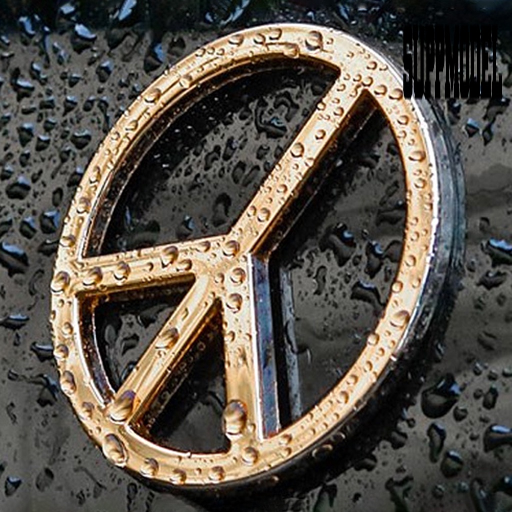 Stiker Emblem Logo Peace 3D Tahan Air Untuk Mobil