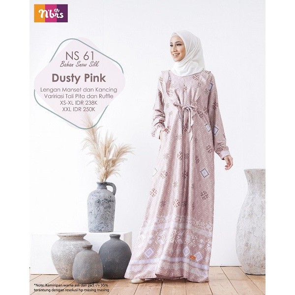 NIBRAS Gamis SYAR'I NS 61 NBRS ORIGINAL