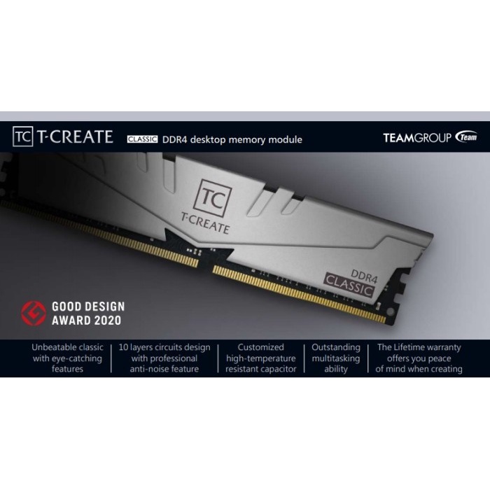 Ram Team Group T-CREATE Classic 32GB DDR4 3200Mhz Dual Channel (16GB X 2 )