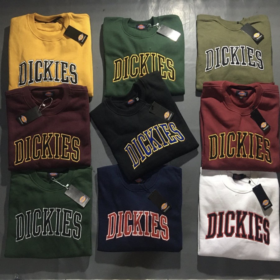 Sweater Basic Crewneck Dickies 1992 Pria Wanita Logo Bordir / Cn Dickies Hitam / Crewneck Dickies Oversize / Sweater Dickies / Hoodie Dickies / Cn Dikis / Crewneck Unisex / Crewneck Putih / Crunek /Crewneck Polos / Crewneck Cowok / Baju Switer