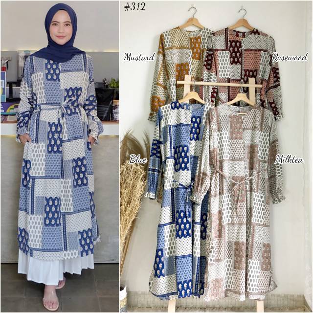 LAUDIA TUNIK TUNIK HIJABERS TUNIK PANJANG