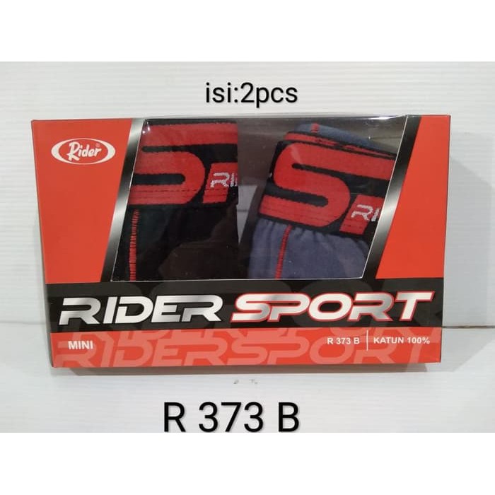 RIDER SPORT R 373 B / ISI 2 PCS / CELANA DALAM PRIA / KATUN / KOLOR BS