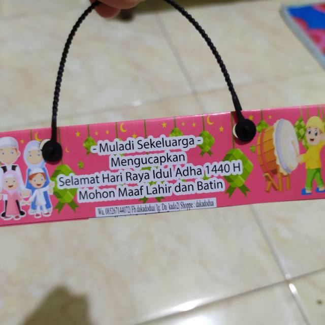 

Label bingkisan ultah