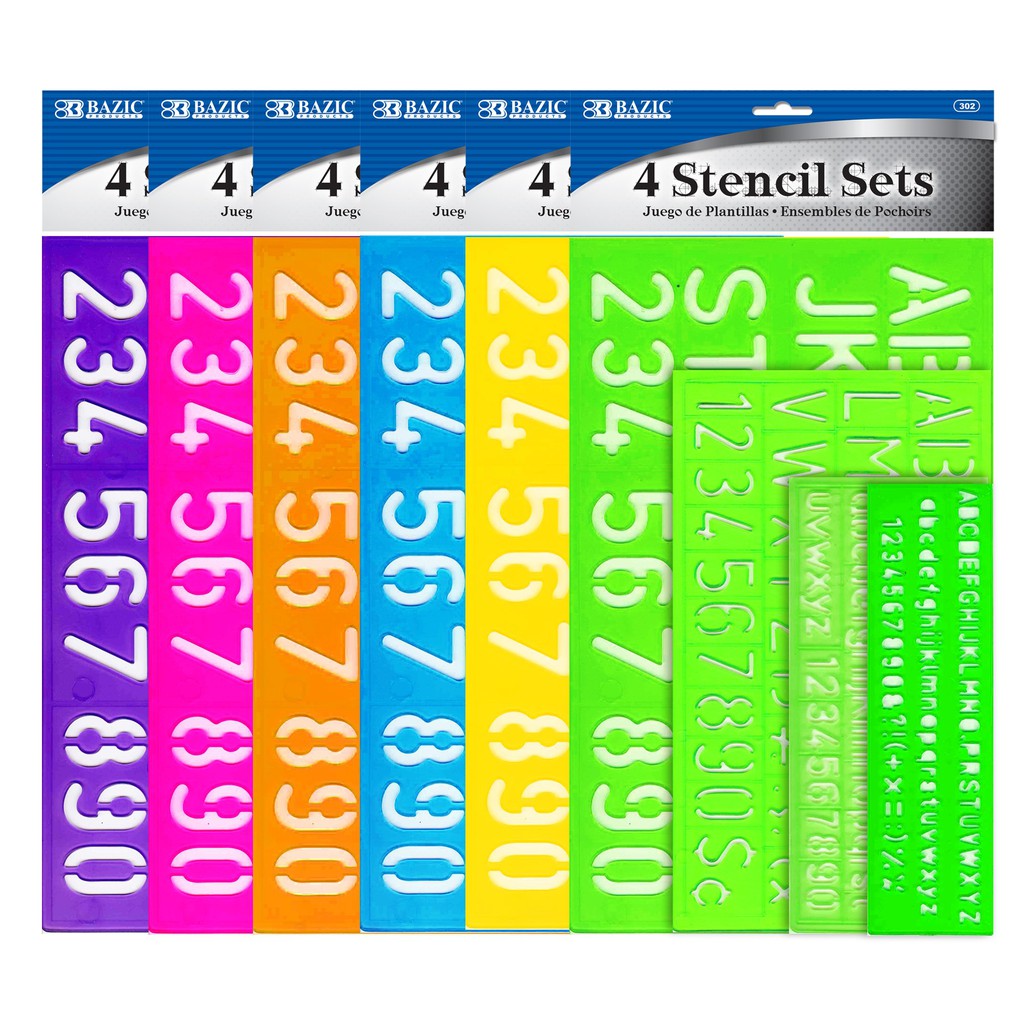

BAZIC STENCIL SET BC-6008