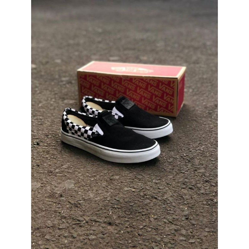 Vans slip on x thrasher checkerboard black premium